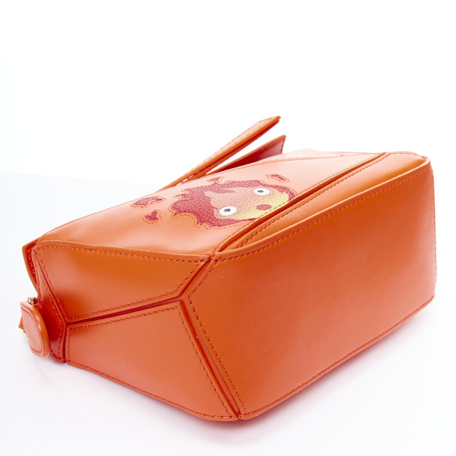 LOEWE Howls Moving Castle Puzzle Calcifer orange mini puzzle bag 1