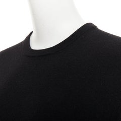 LOEWE JW Anderson merino wool embroidered anagram logo knit crewneck sweater S