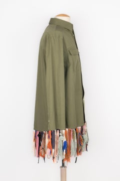 Loewe Khaki Cotton Shirt Men