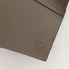 LOEWE khaki green smooth cowhide leather anagram peplum obi belt M