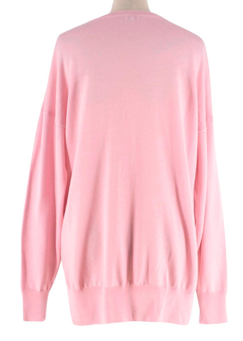 pink loewe sweater