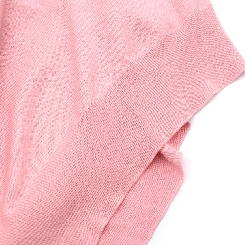 Loewe La Palme Pastellrosa Pullover aus Wollmischung mit Strick 2