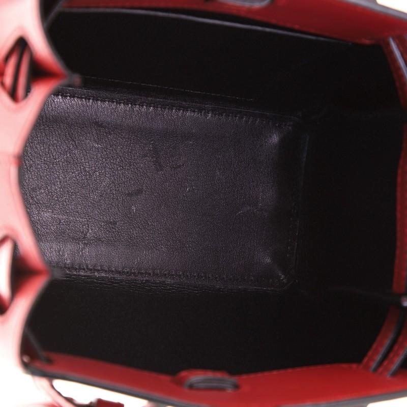 Red Loewe Lazo Bag Leather Mini