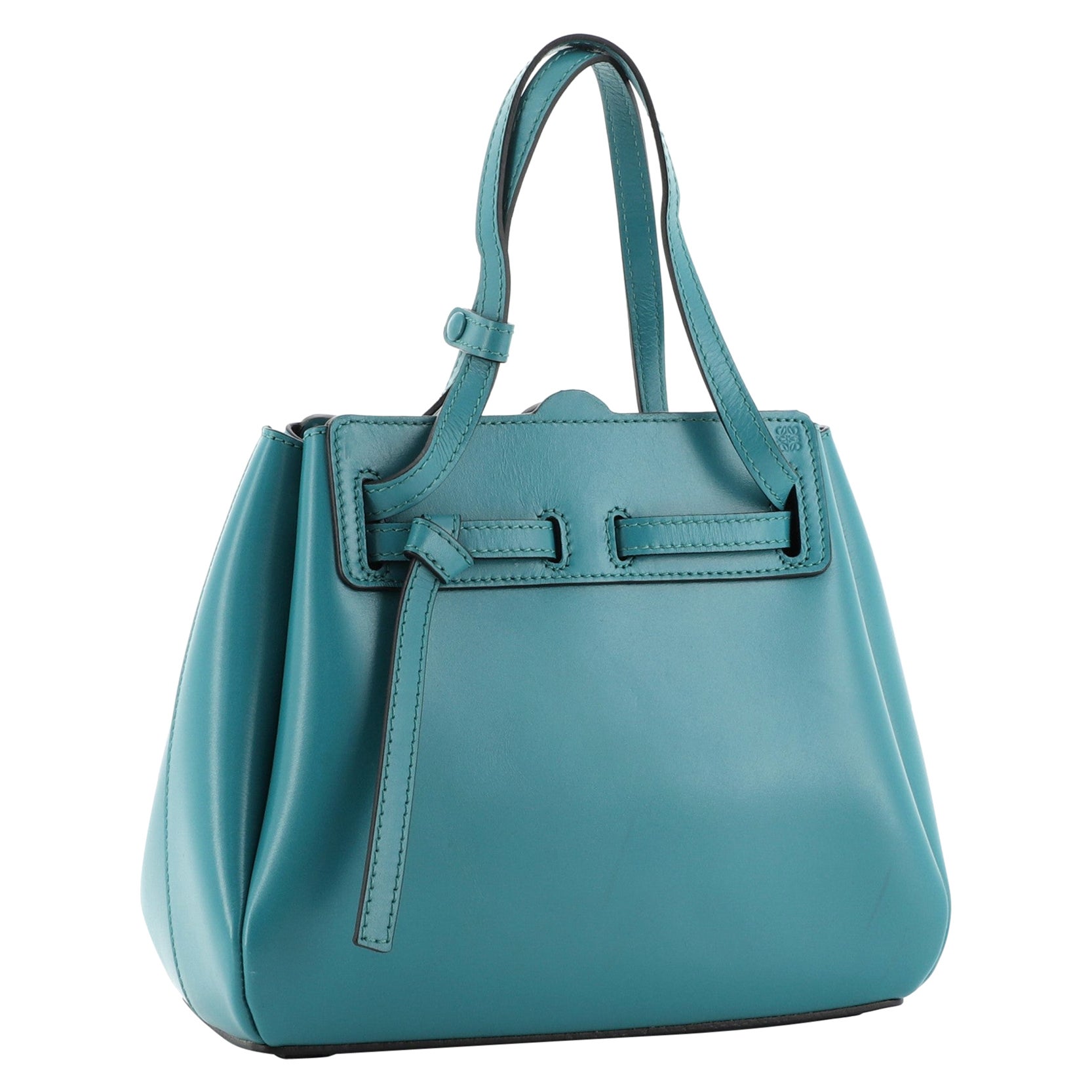 Loewe Lazo Bag Leather Mini Green