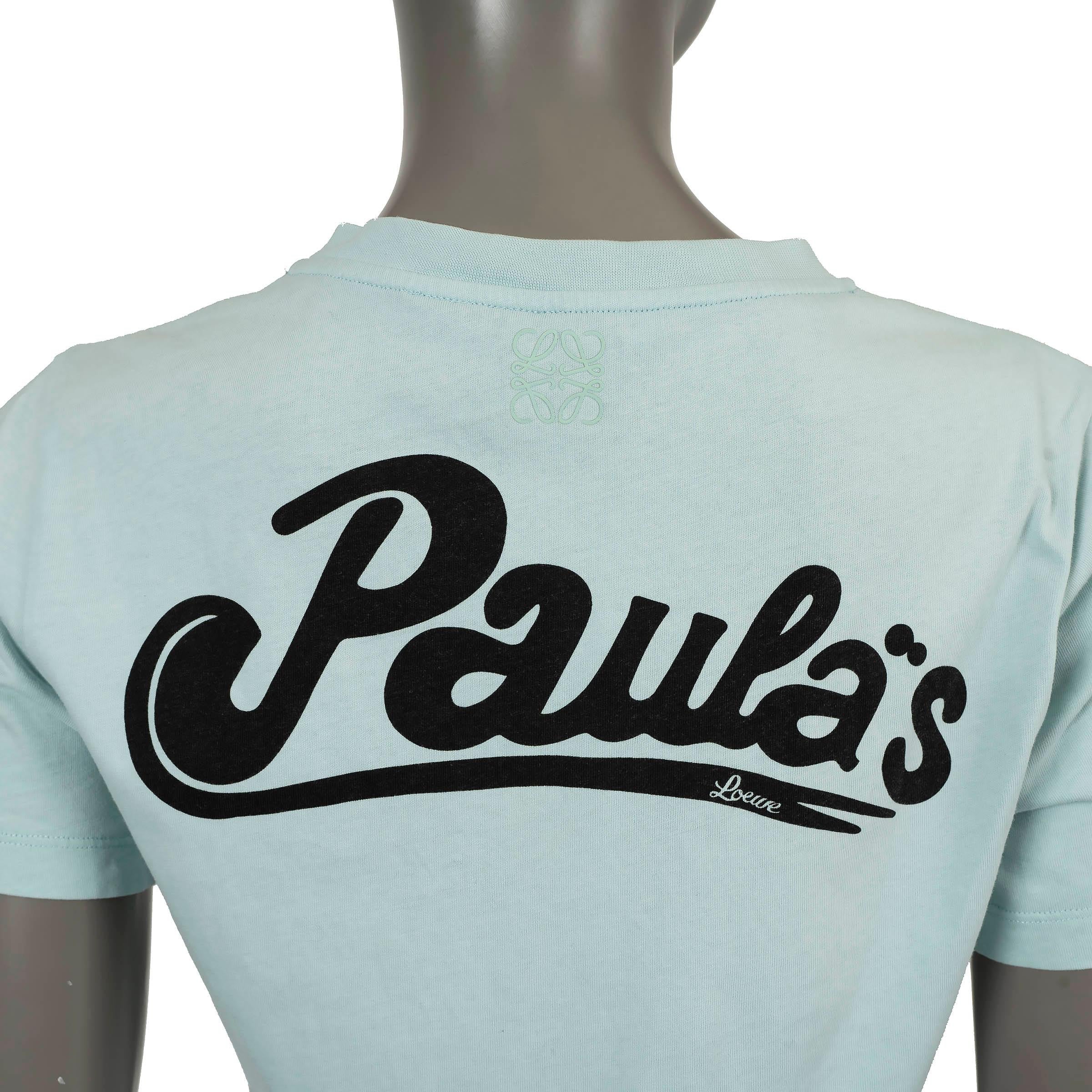 LOEWE light blue cotton 2018 PAULA'S IBIZA MERMAID JERSEY T-Shirt Shirt S 1
