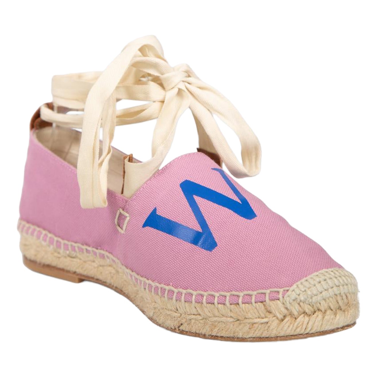 Loewe Loewe x Paulas Ibiza Mauve Embroidered Espadrilles Size IT 37