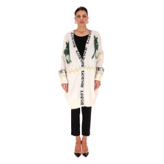 Loewe Logo Oversized Mohair Deer Cardigan