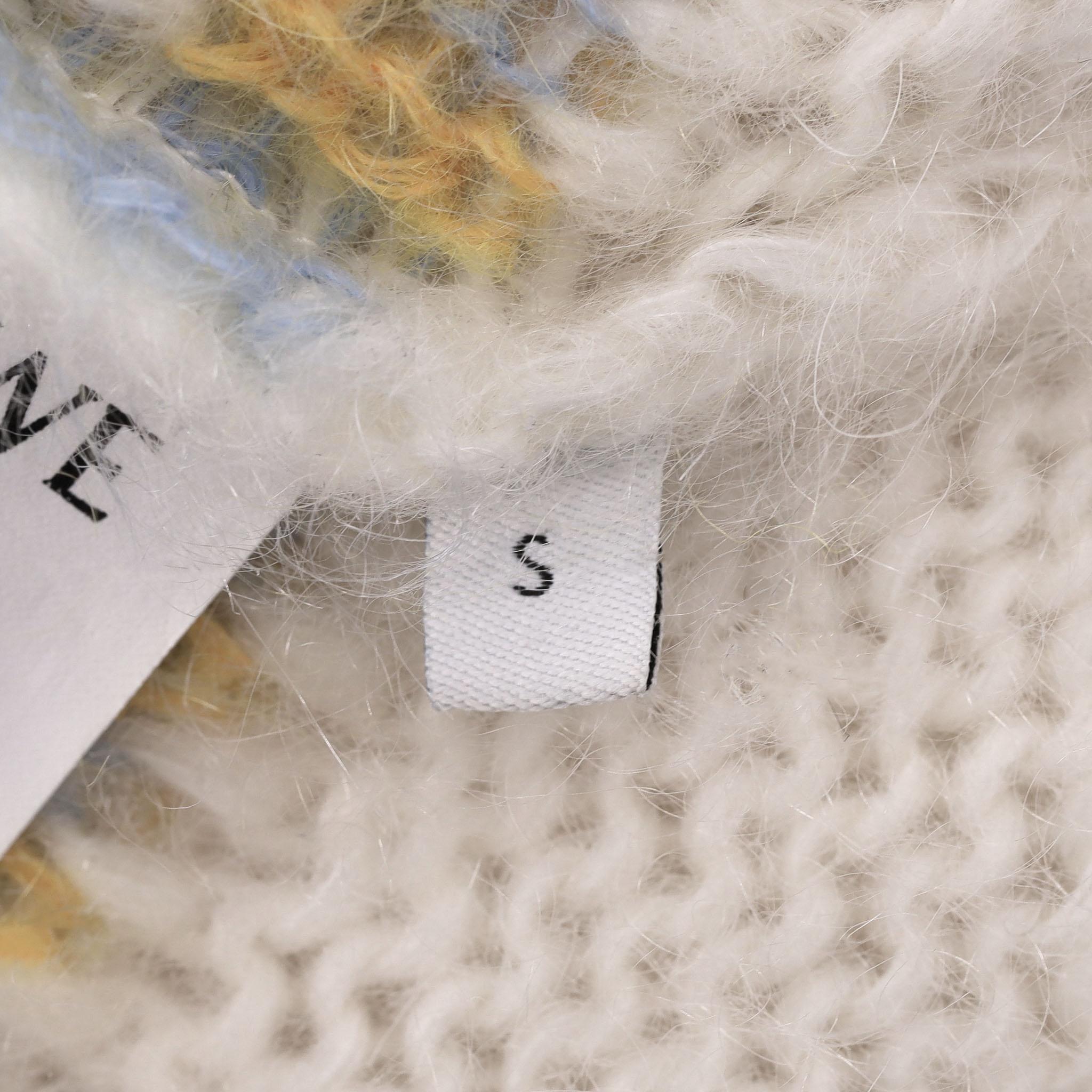Loewe Logo Oversized Mohair Deer Cardigan For Sale 4