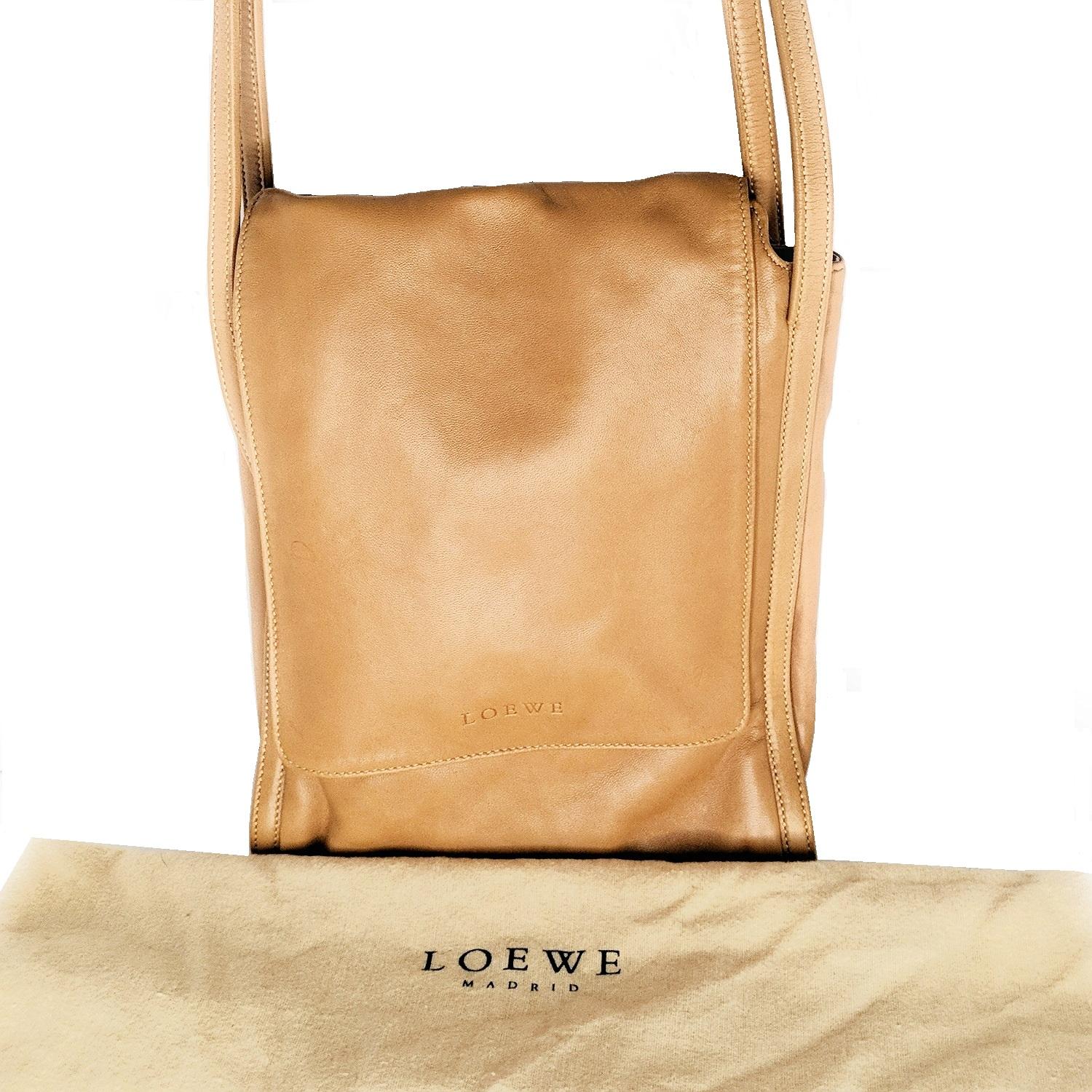 Women's or Men's Loewe Madrid Caramel Nappa Shoulder Bag