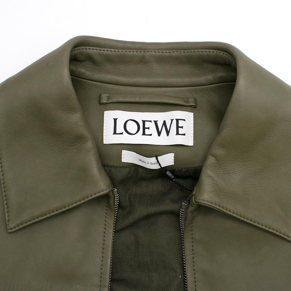 loewe leather jacket