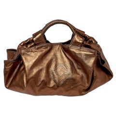 Loewe Metallic Bronze Leather Aire Hobo