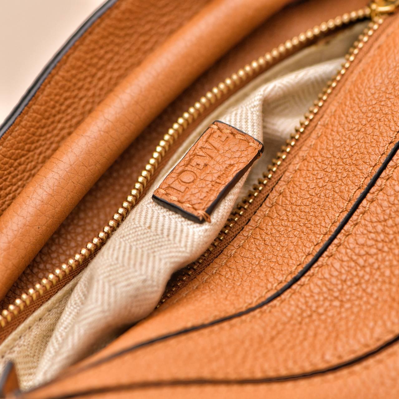 Loewe Mini Puzzle Light Caramel Leather Shoulder Crossbody Bag For Sale 7