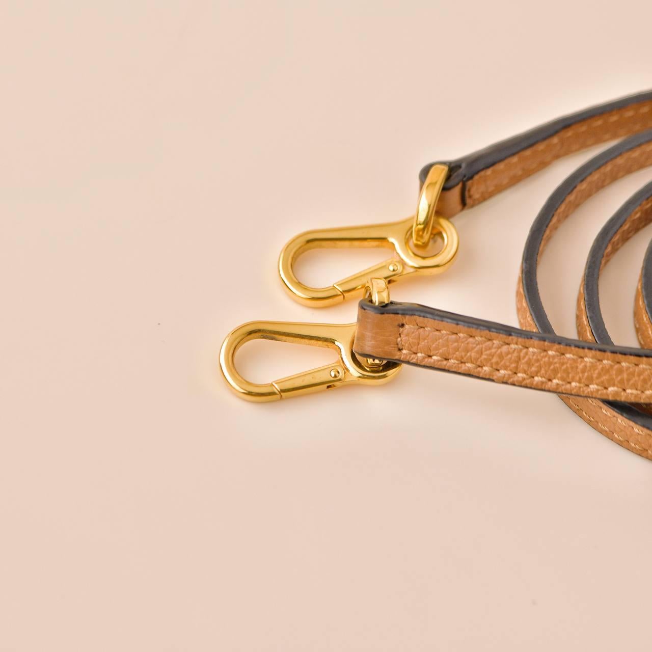 Loewe Mini Puzzle Light Caramel Leather Shoulder Crossbody Bag For Sale 3
