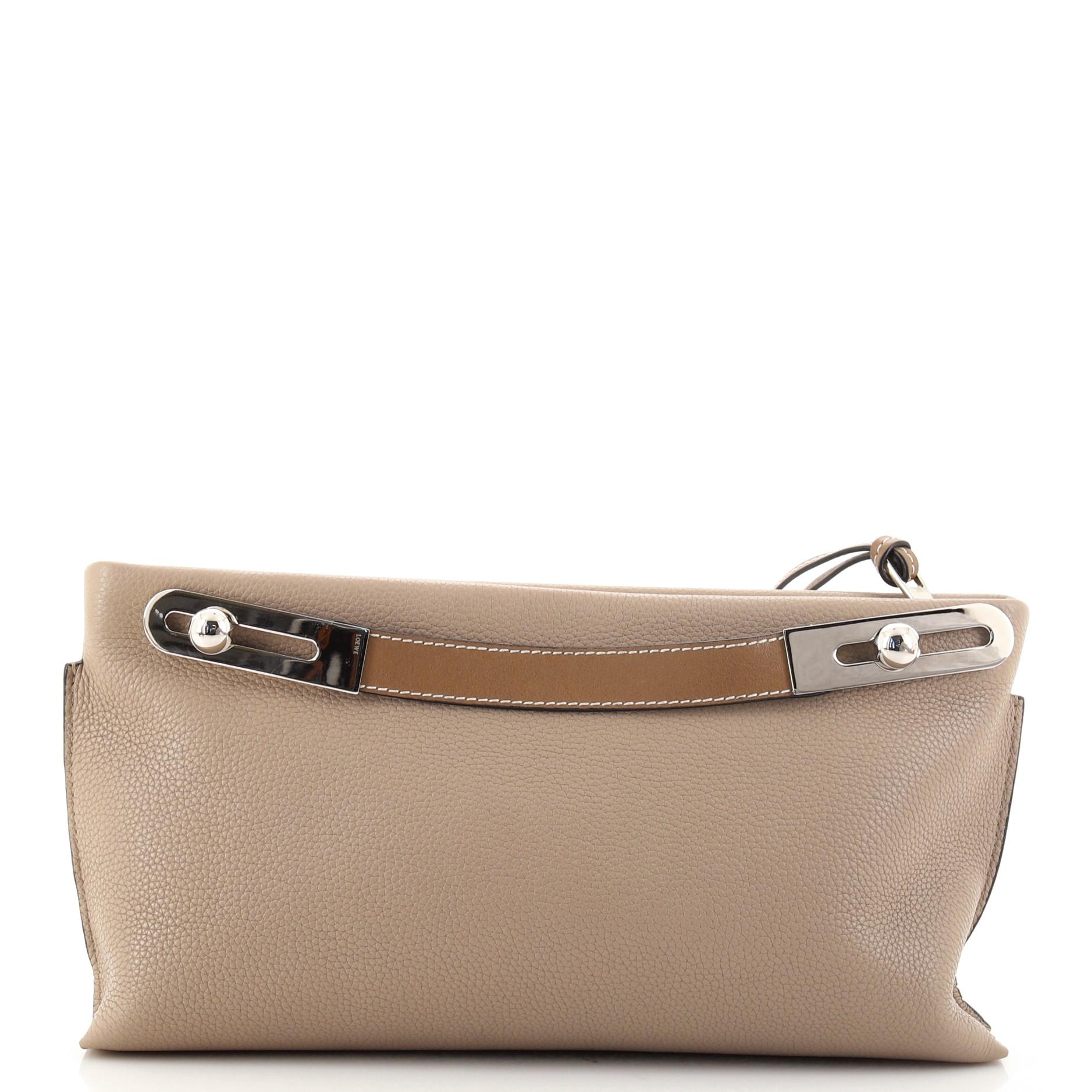 Loewe Missy Handtasche aus Leder (Braun)