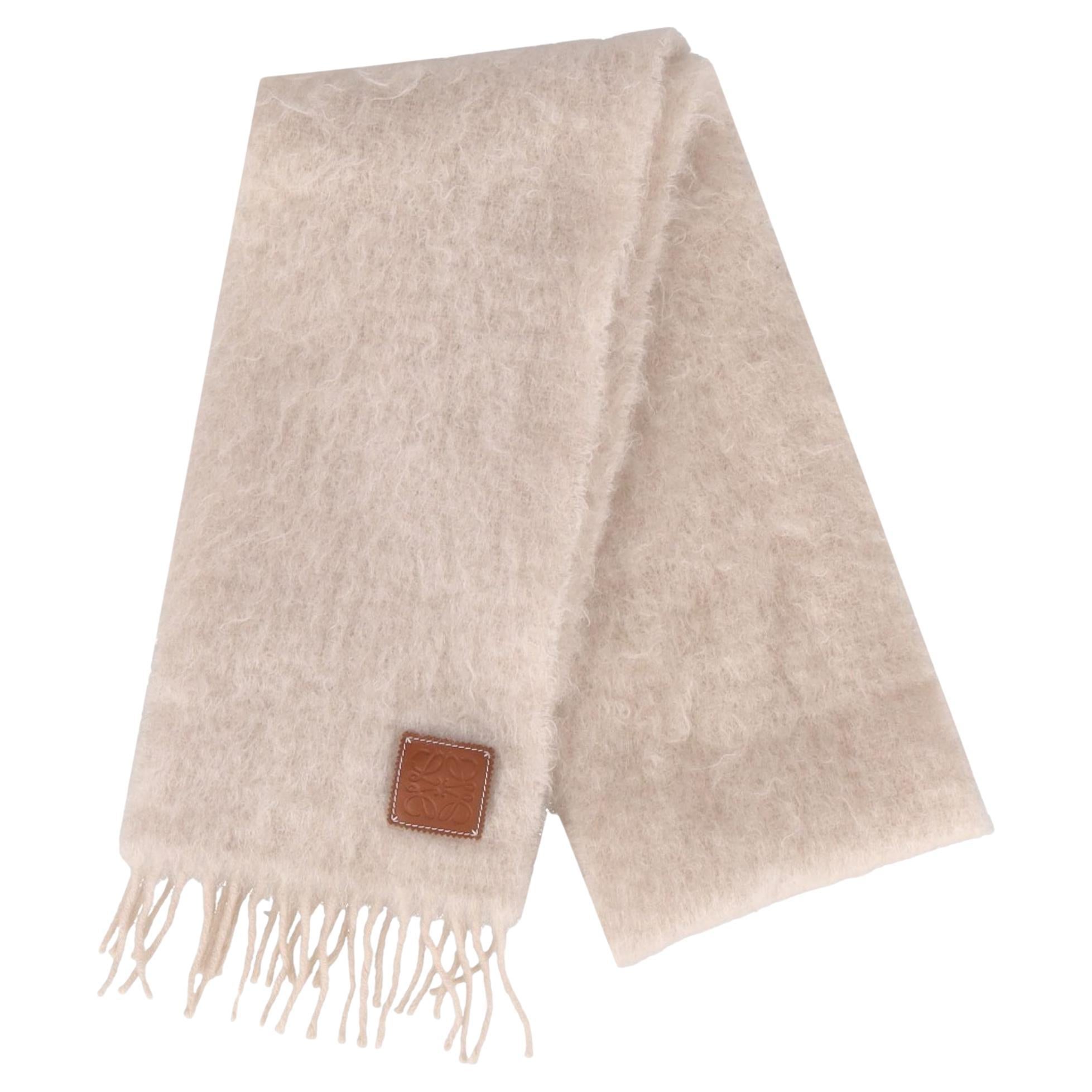 Loewe Mohair 
Wool Logo Scarf