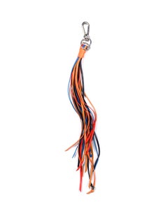 Loewe Multicolor Fringe Leather Bag Charm rt $490