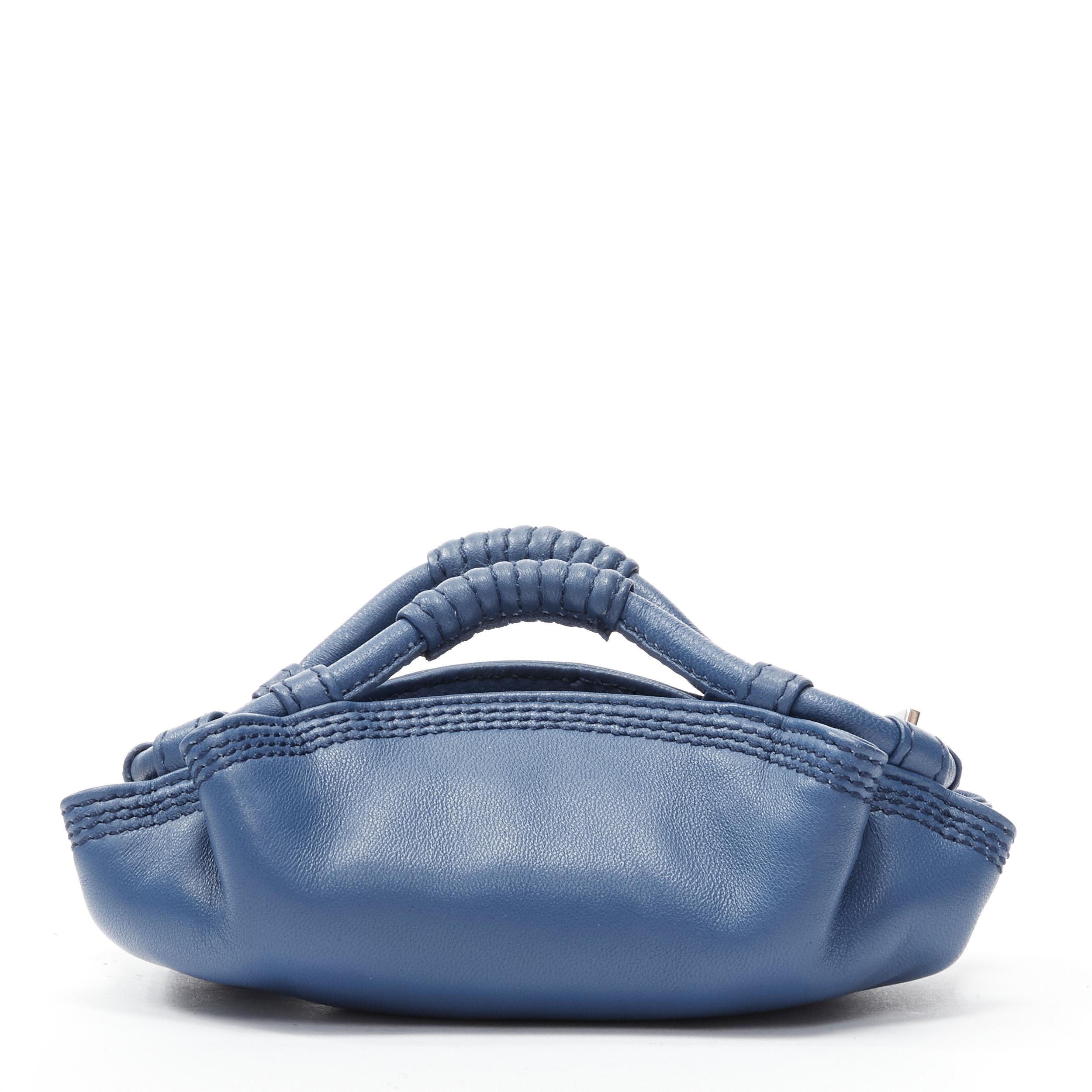 Blue LOEWE Nano Aire Brisa blue nappa leather micro bag coin purse pouch
