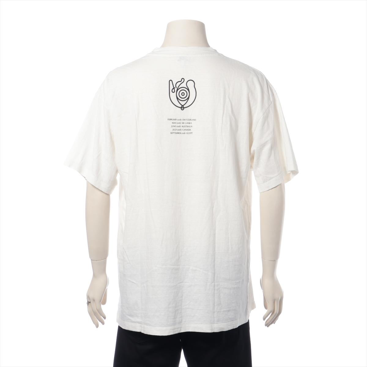 Gray Loewe Nature Print Cotton T-shirt  White