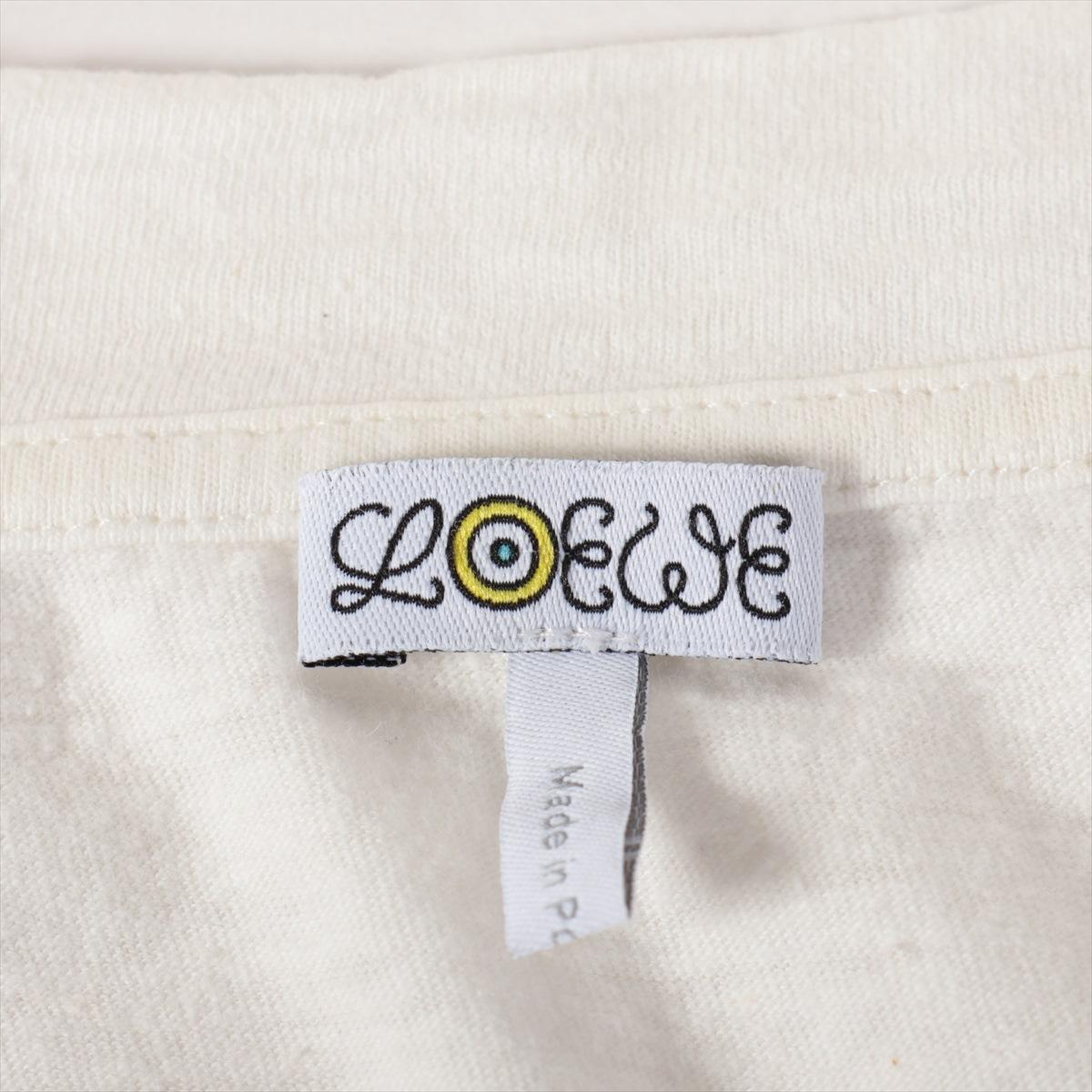 Loewe Nature Print Cotton T-shirt  White 1