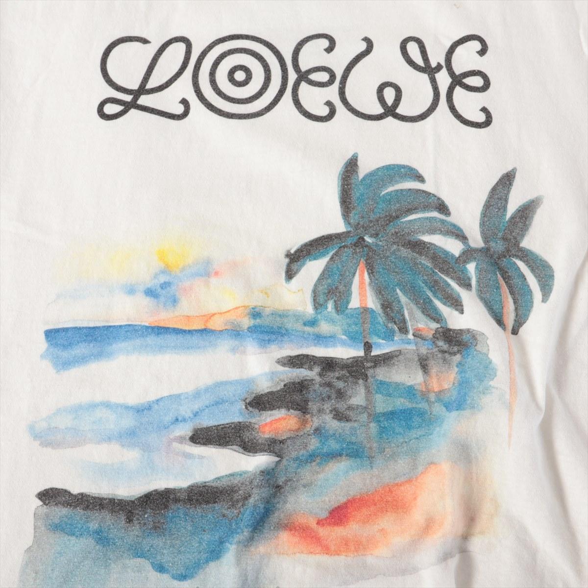 Loewe Nature Print Cotton T-shirt  White 4