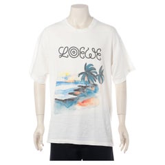 Loewe Nature Print Cotton T-shirt  White
