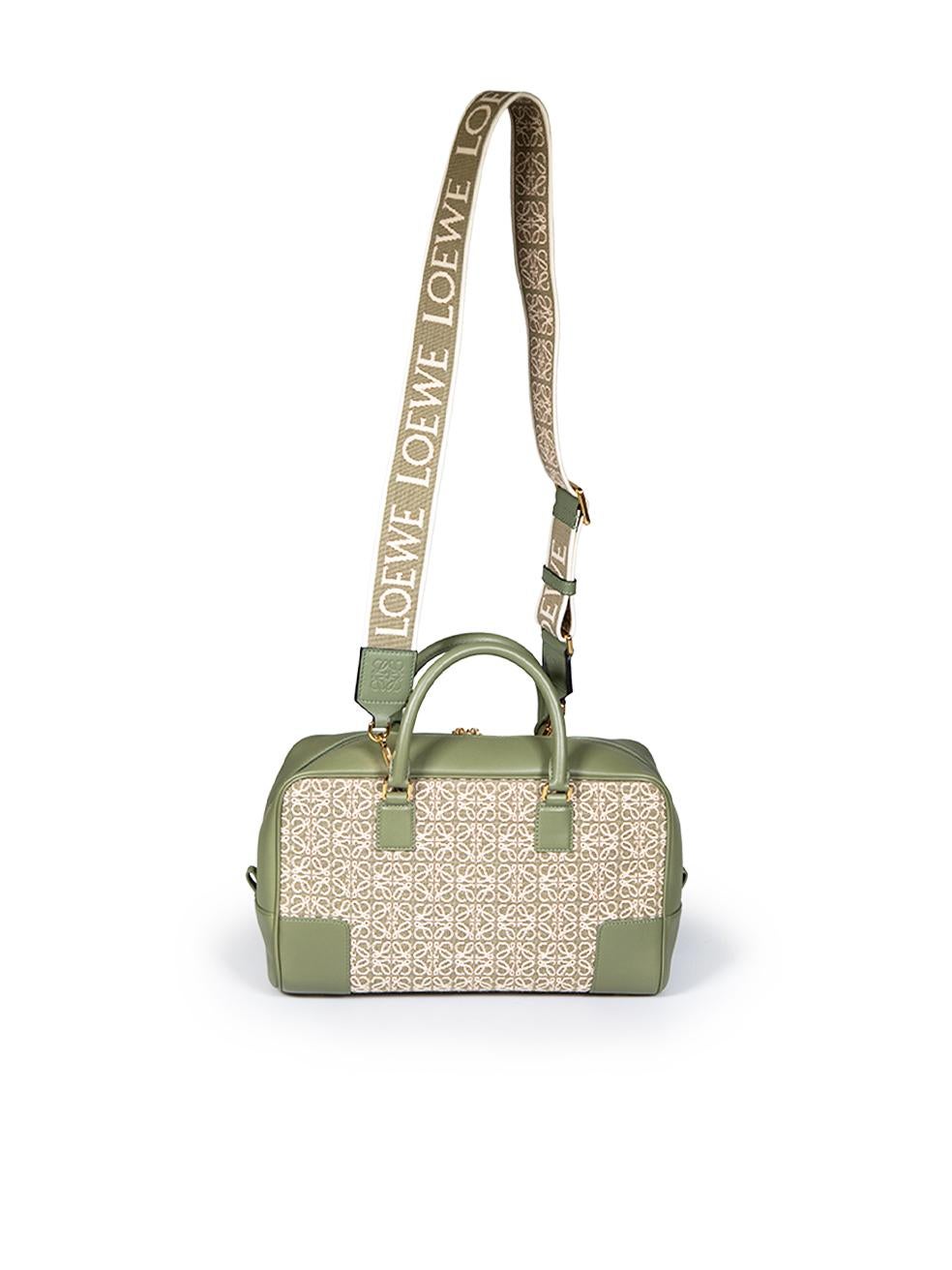 Loewe Verde Oliva Anagrama Jacquard Amazona 28 Marrón