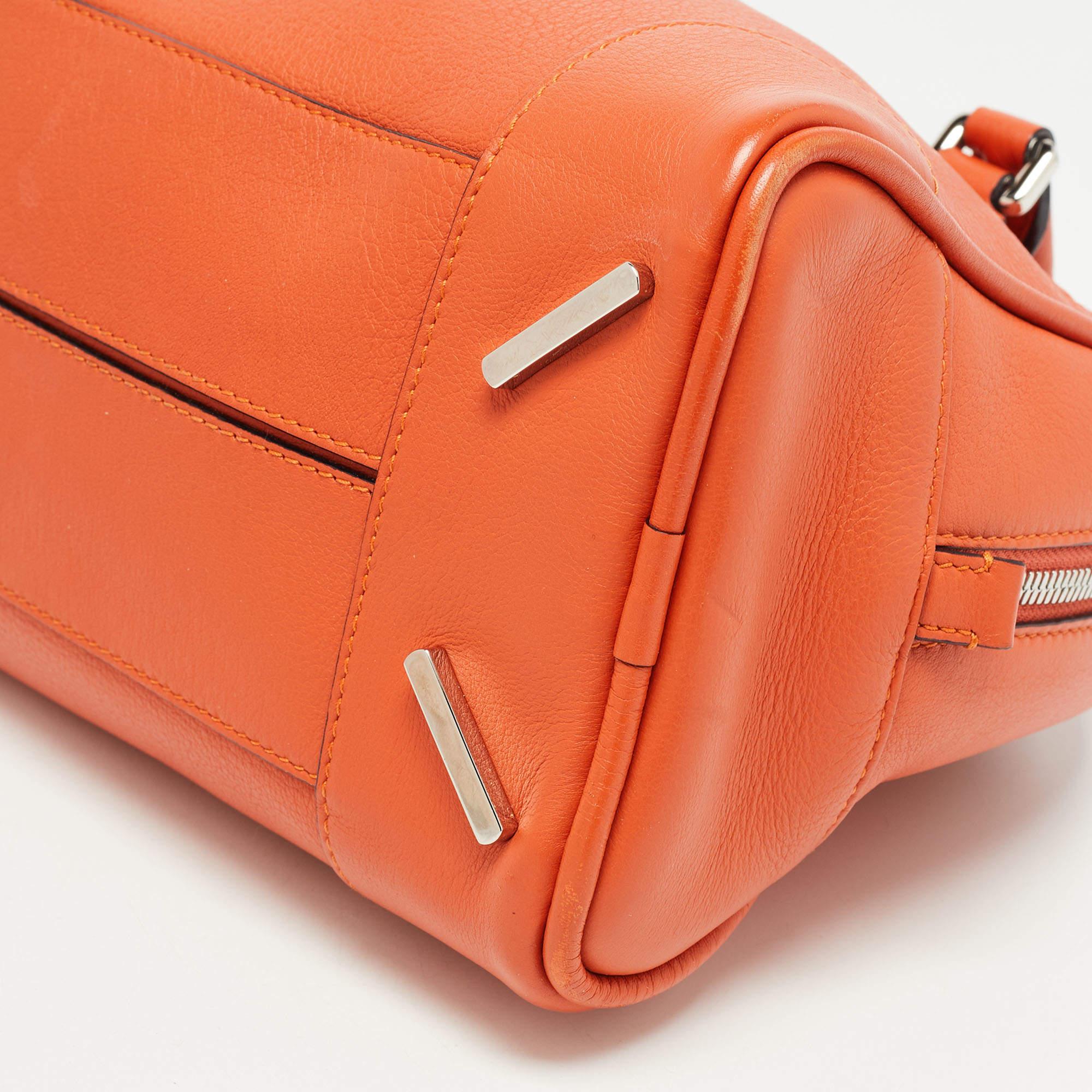 Loewe Orange Leather Amazona 23 Bag 5