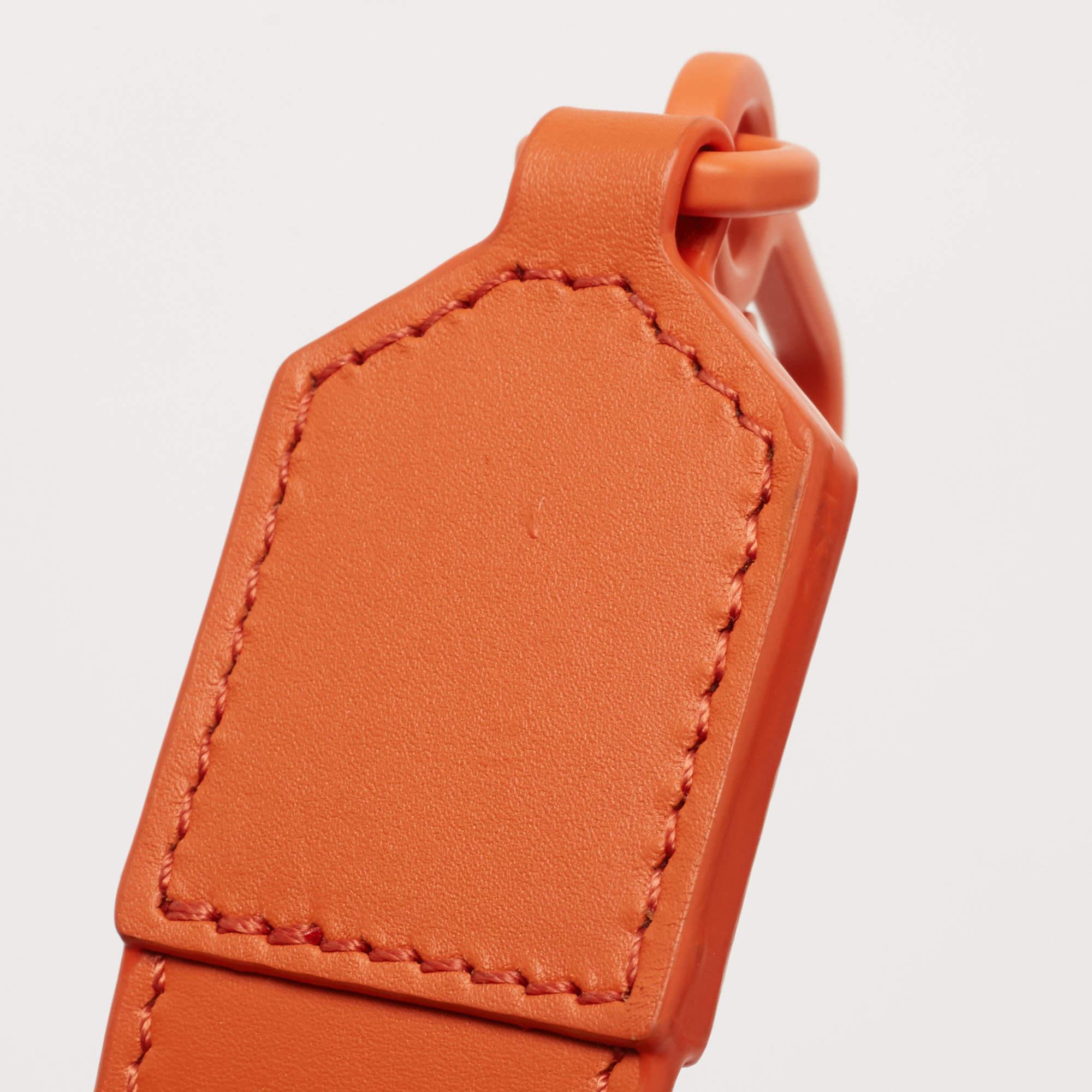 Loewe Orange Leather Small Puzzle Shoulder Bag 8