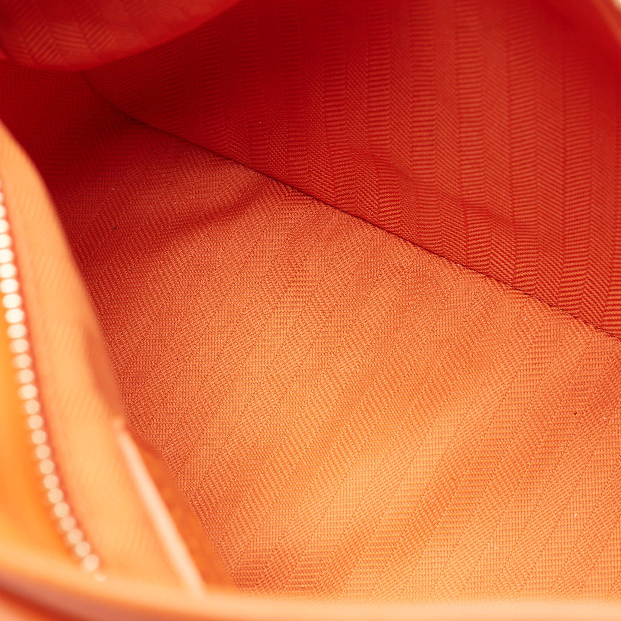 Loewe Orange Leather Small Puzzle Shoulder Bag 3