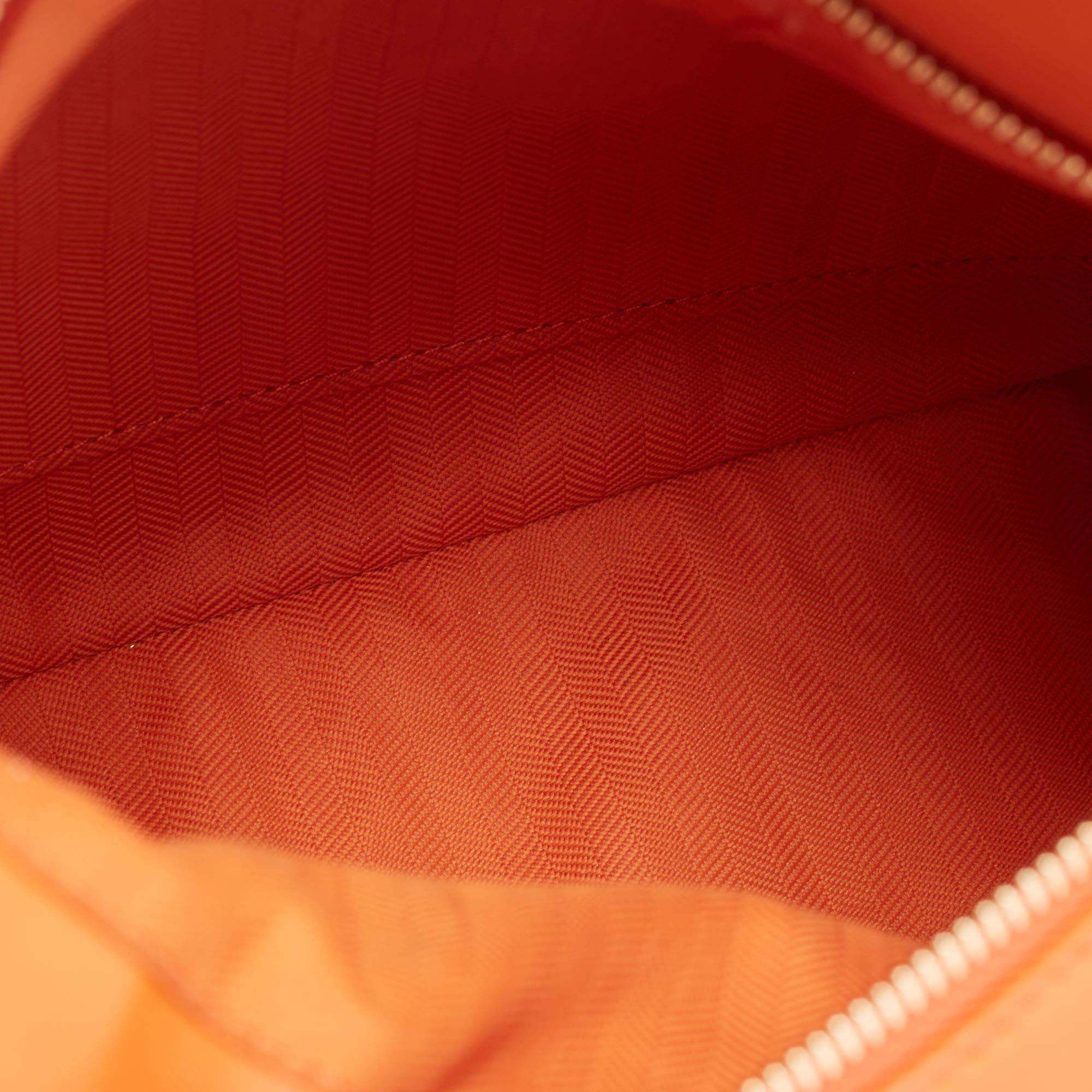 Loewe Orange Leather Small Puzzle Shoulder Bag 4