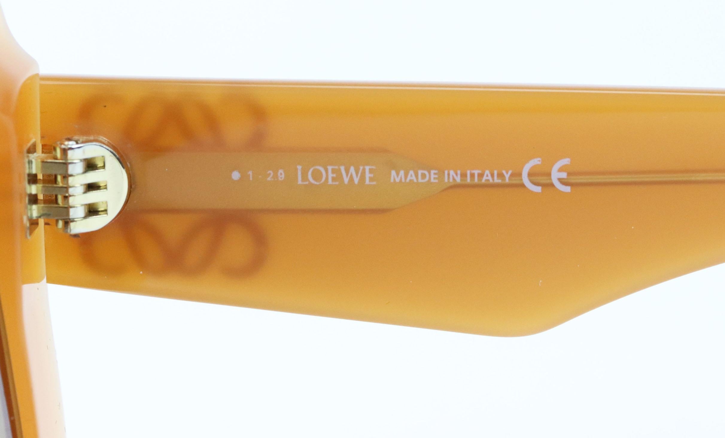 Loewe Oversized Square Frame Acetate Sunglasses In New Condition In London, GB