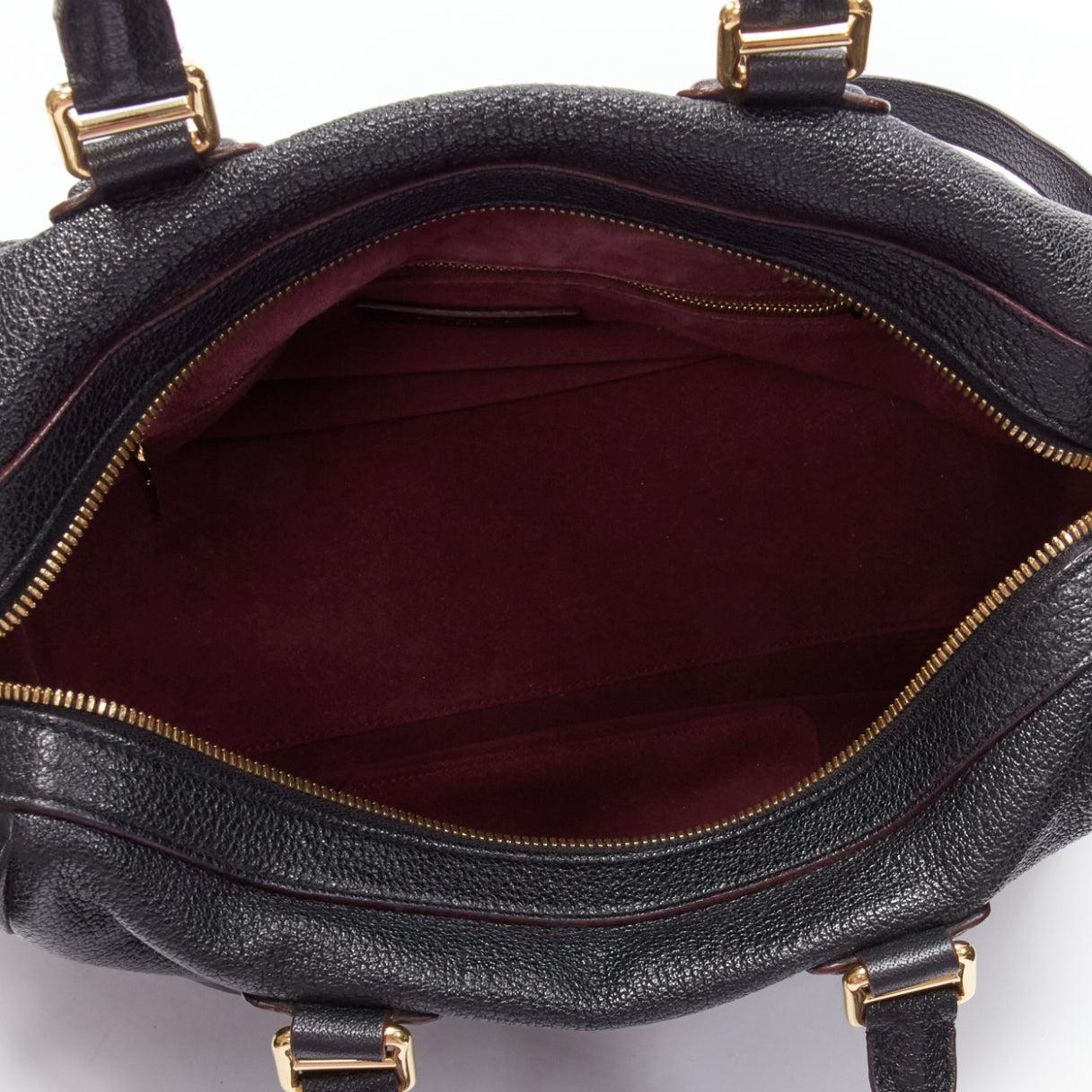 LOEWE Paseo 30 black anagram goatskin crossbody tote bag 5