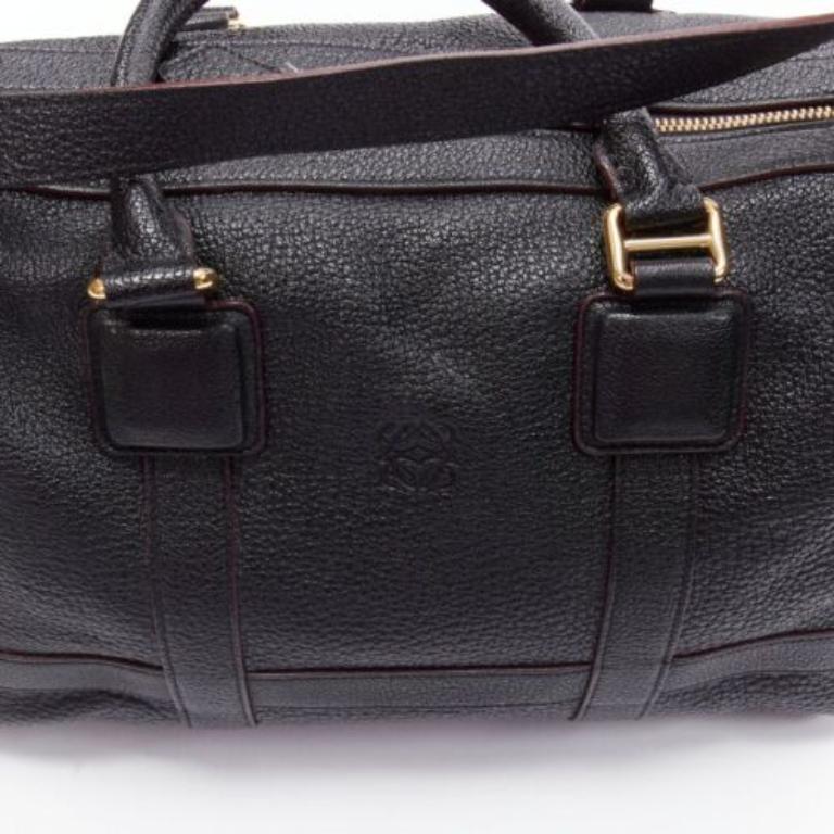 LOEWE Paseo 30 black anagram goatskin crossbody tote bag 3