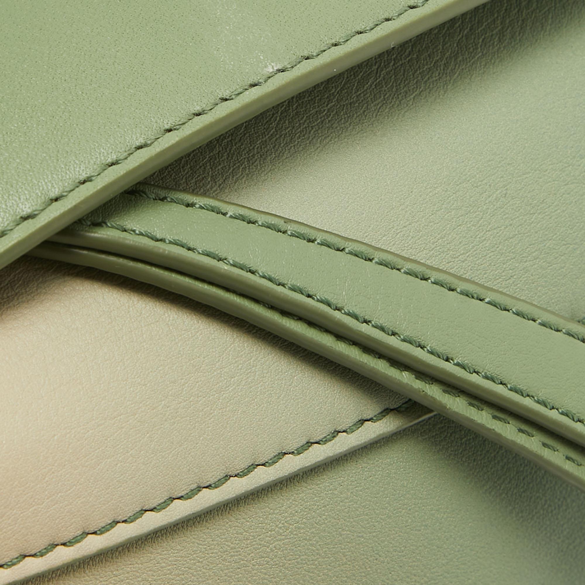 Loewe Pastel Green Leather Mini Degrade Puzzle Shoulder Bag 5