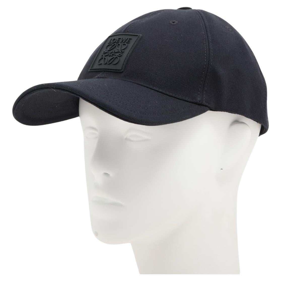 Gorra Loewe Patch Lienzo Negro en venta