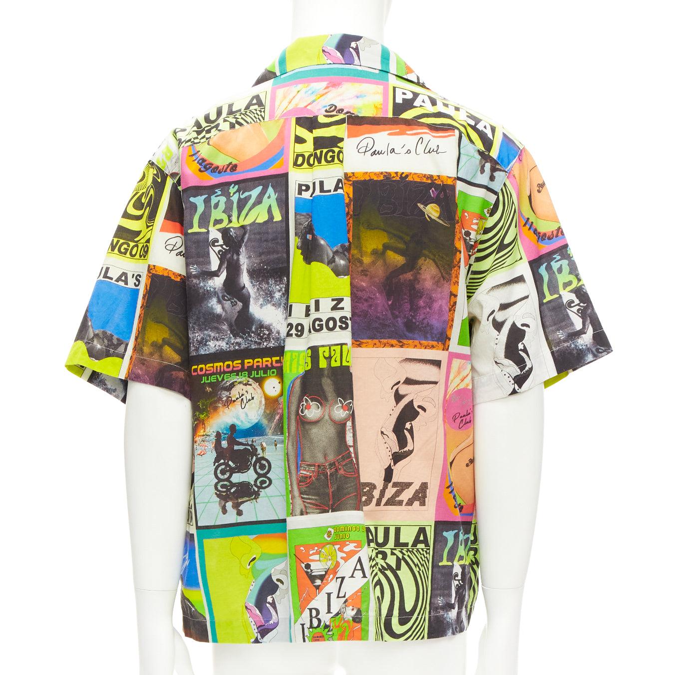 LOEWE Paulas Ibiza Club Flyer print boxy relaxed shirt M 1