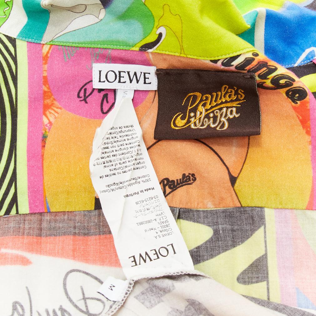 LOEWE Paulas Ibiza Club Flyer print boxy relaxed shirt M 4