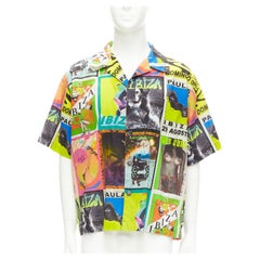 LOEWE Paulas Ibiza Club Flyer print boxy relaxed shirt M