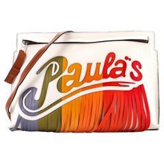 Loewe Paula's Ibiza Fringe Shoulder Bag Leather Medium