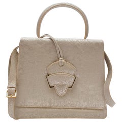 Loewe Pearl Textured Leather Top Handle Vintage Barcelona Bag