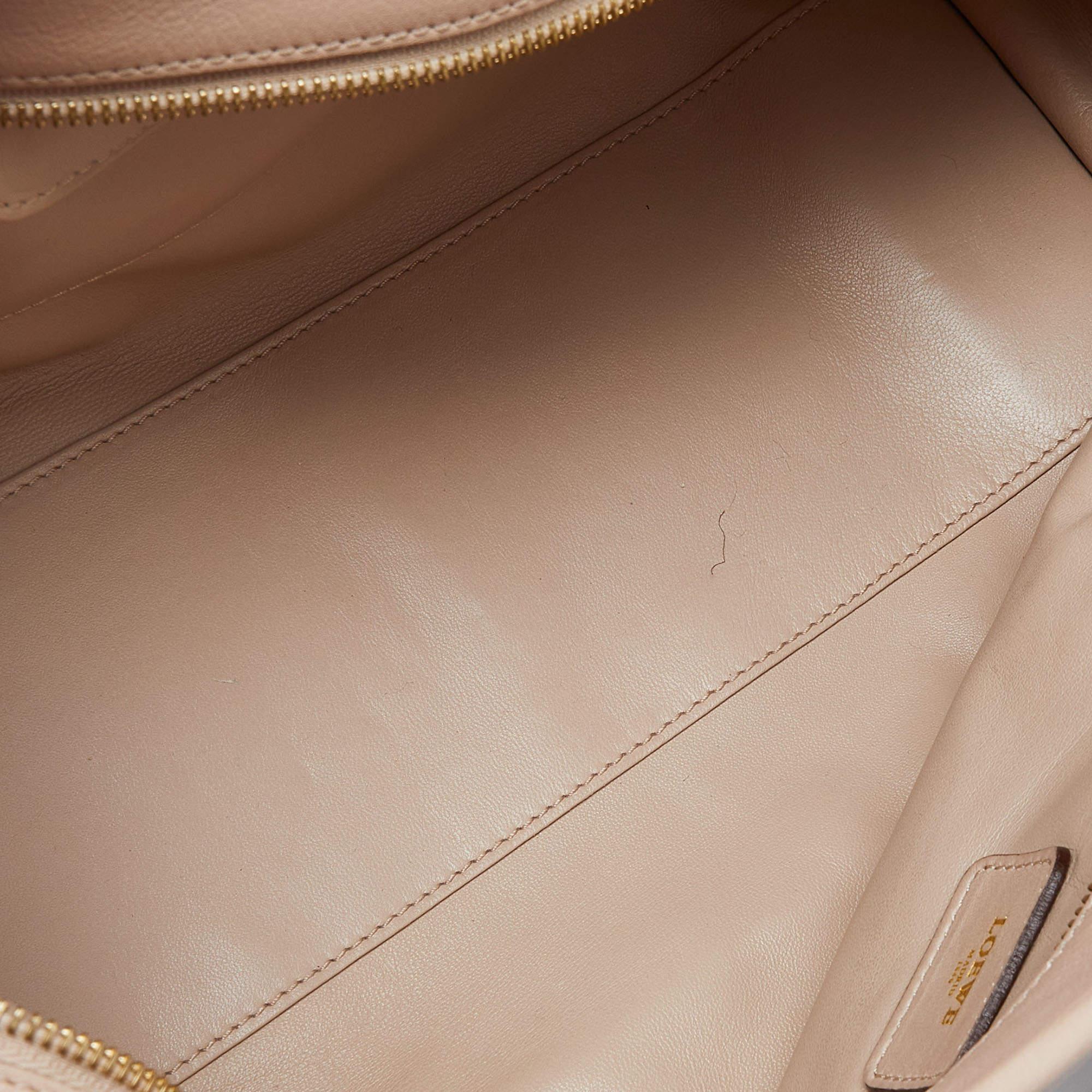Loewe Pink Leather Amazona 36 Satchel 1