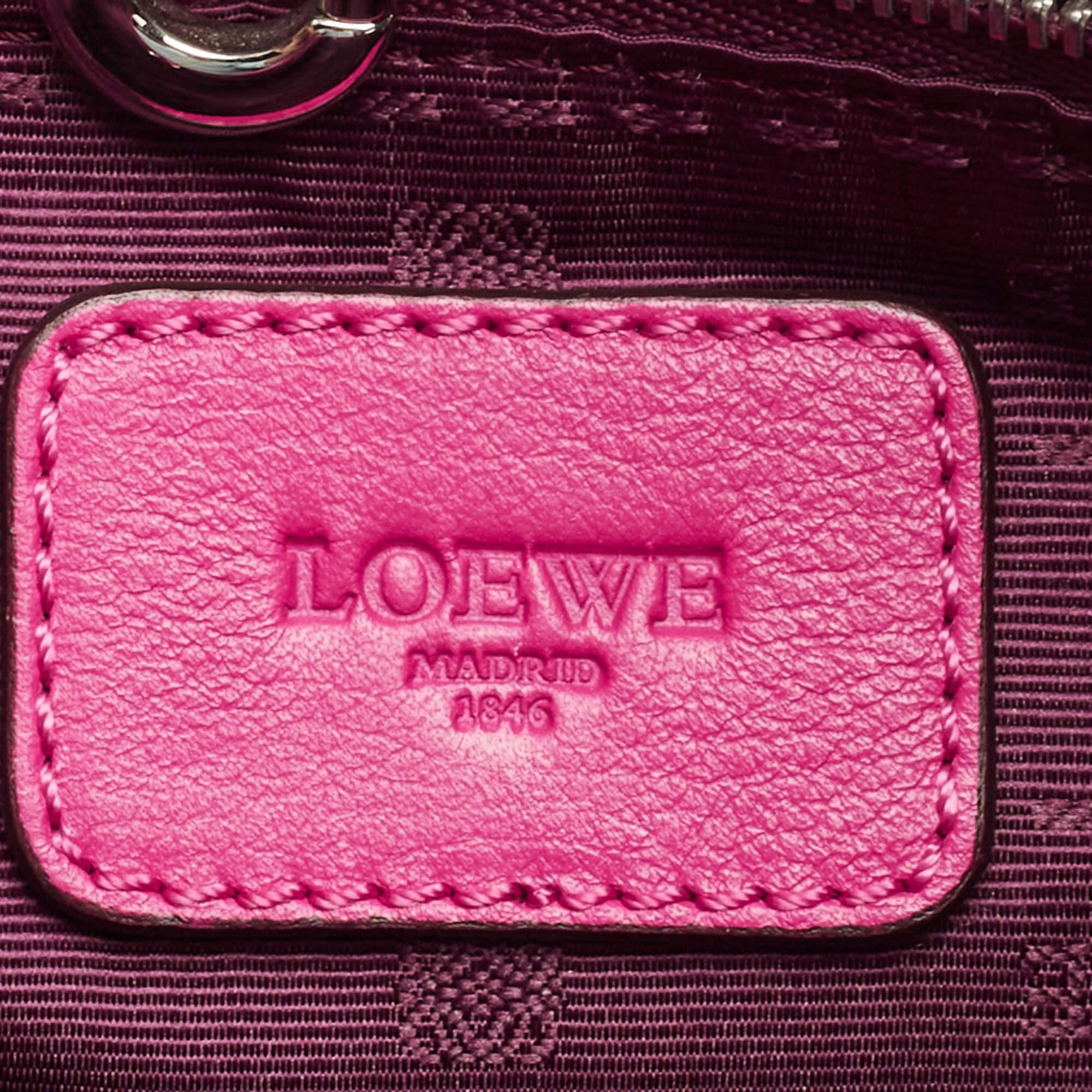 Loewe Pink Leather Heritage Tote 5
