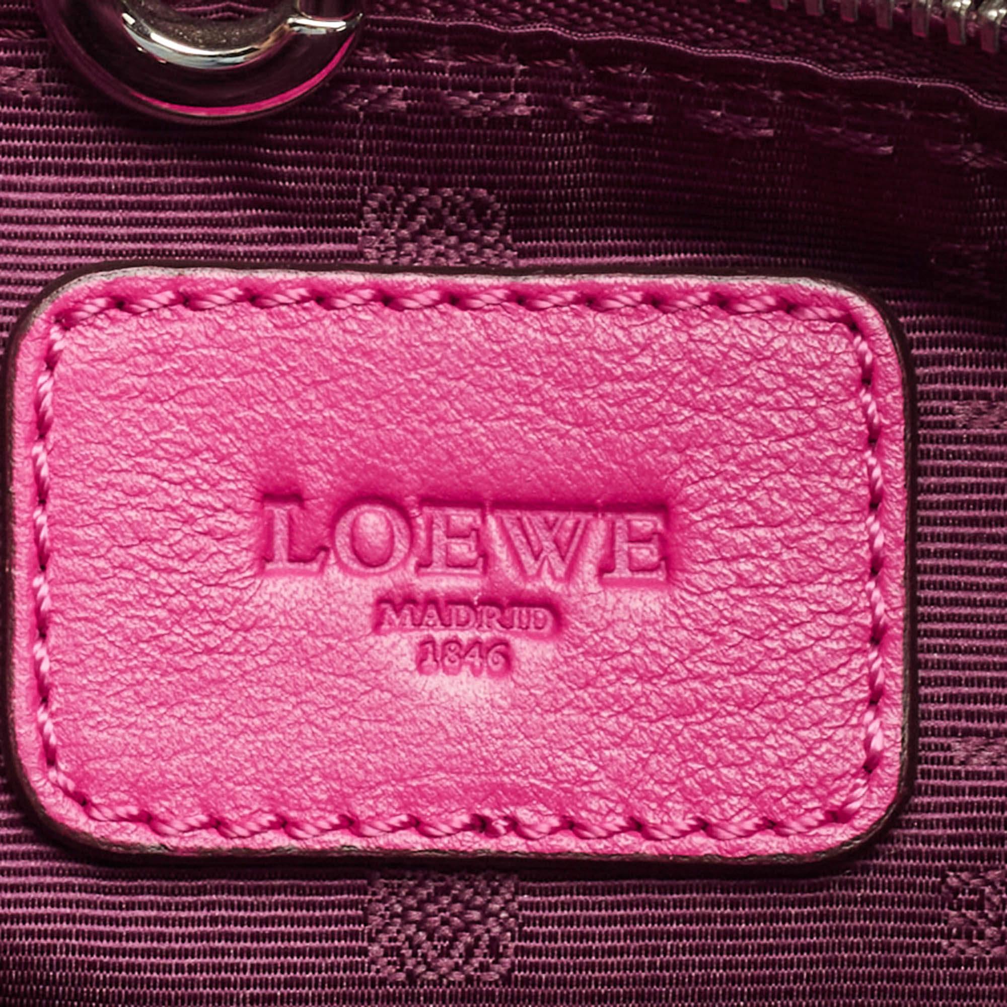 Loewe Pink Leather Heritage Tote 5