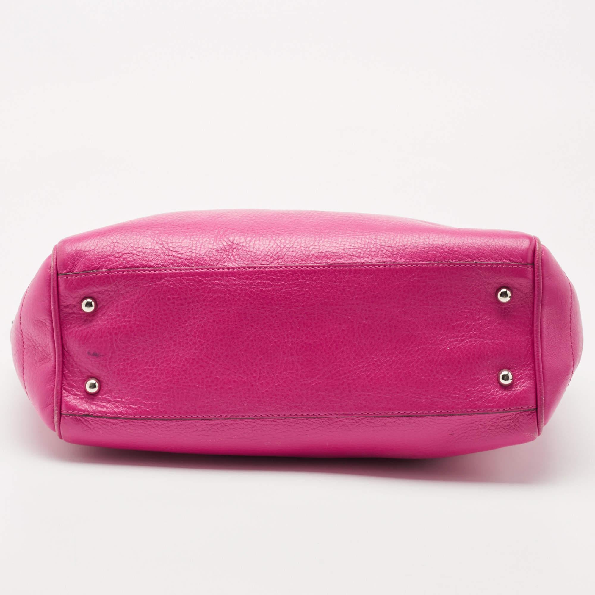 Women's Loewe Pink Leather Heritage Tote