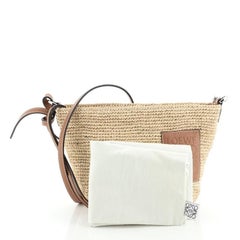 Loewe Pochette Woven Raffia
