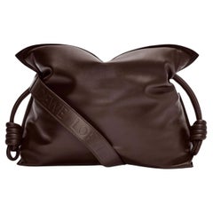 Loewe Puffer Flamenco Bag in Dark Chocolate NWT