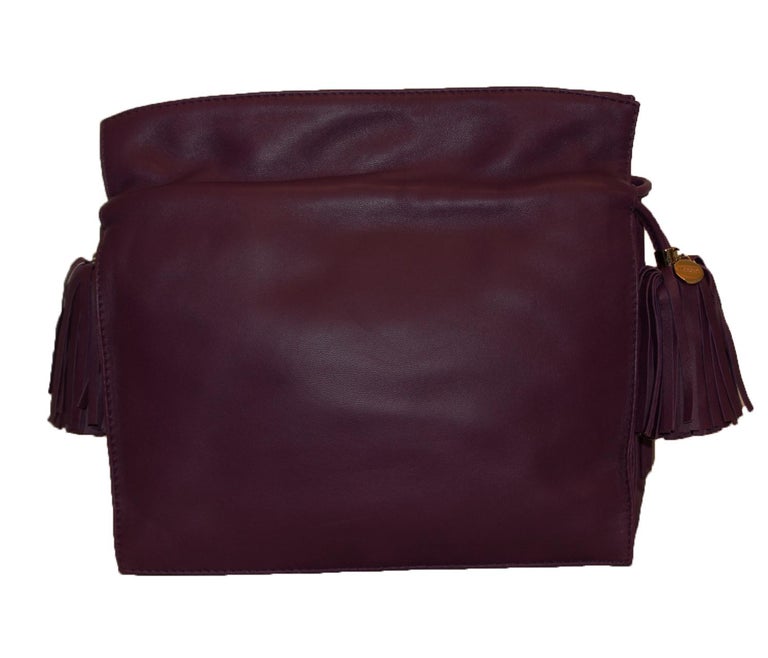 Loewe Purple Flamenco Tassel Bag For Sale at 1stDibs loewe flamenco tassel bag, loewe tassel bag