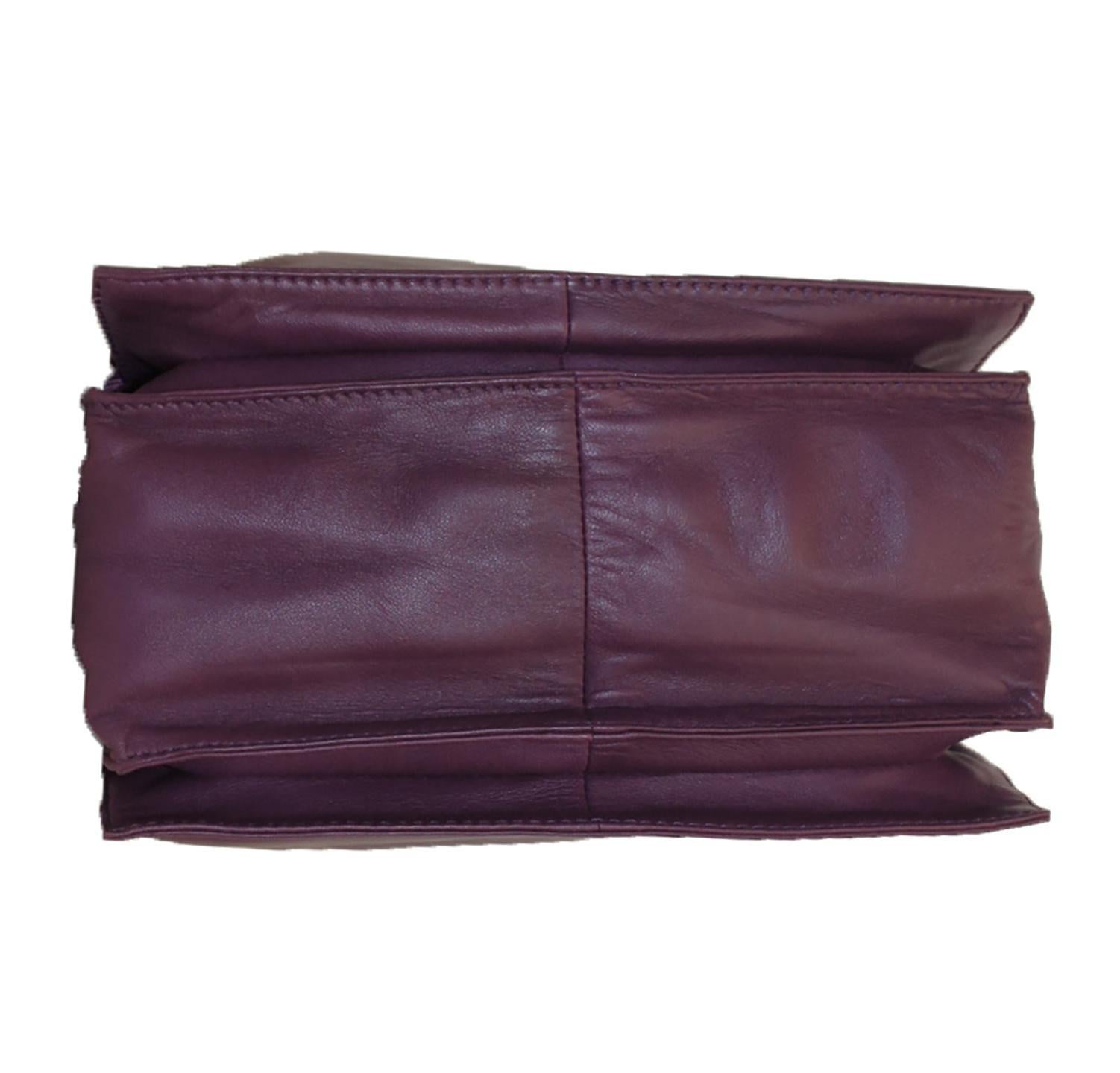 purple tassel bag