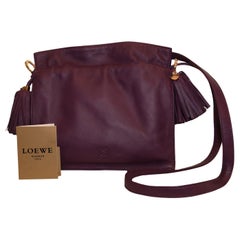 Loewe Purple Flamenco Tassel Bag