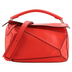Loewe Puzzle-Tasche aus Leder Medium